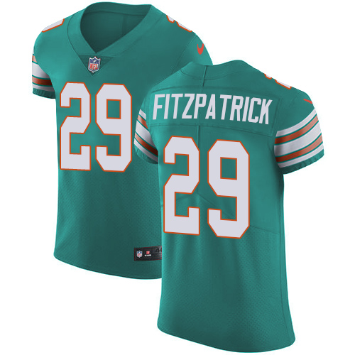 Nike Dolphins #29 Minkah Fitzpatrick Aqua Green Alternate Men's Stitched NFL Vapor Untouchable Elite Jersey